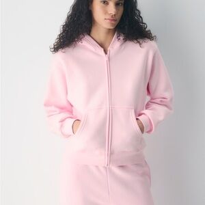 Aritzia Cozy Sweatfleece Perfect Zip Hoodie